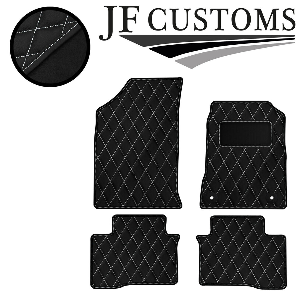 WHITE DIAMOND VINYL 4X TAILORED FLOOR CARPET FOR SSANGYONG TIVOLI 15-21 JF1