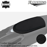BLACK STITCHING REAL LEATHER ARMREST LID COVER FITS 370Z Z34 2009-2017 STYLE 2
