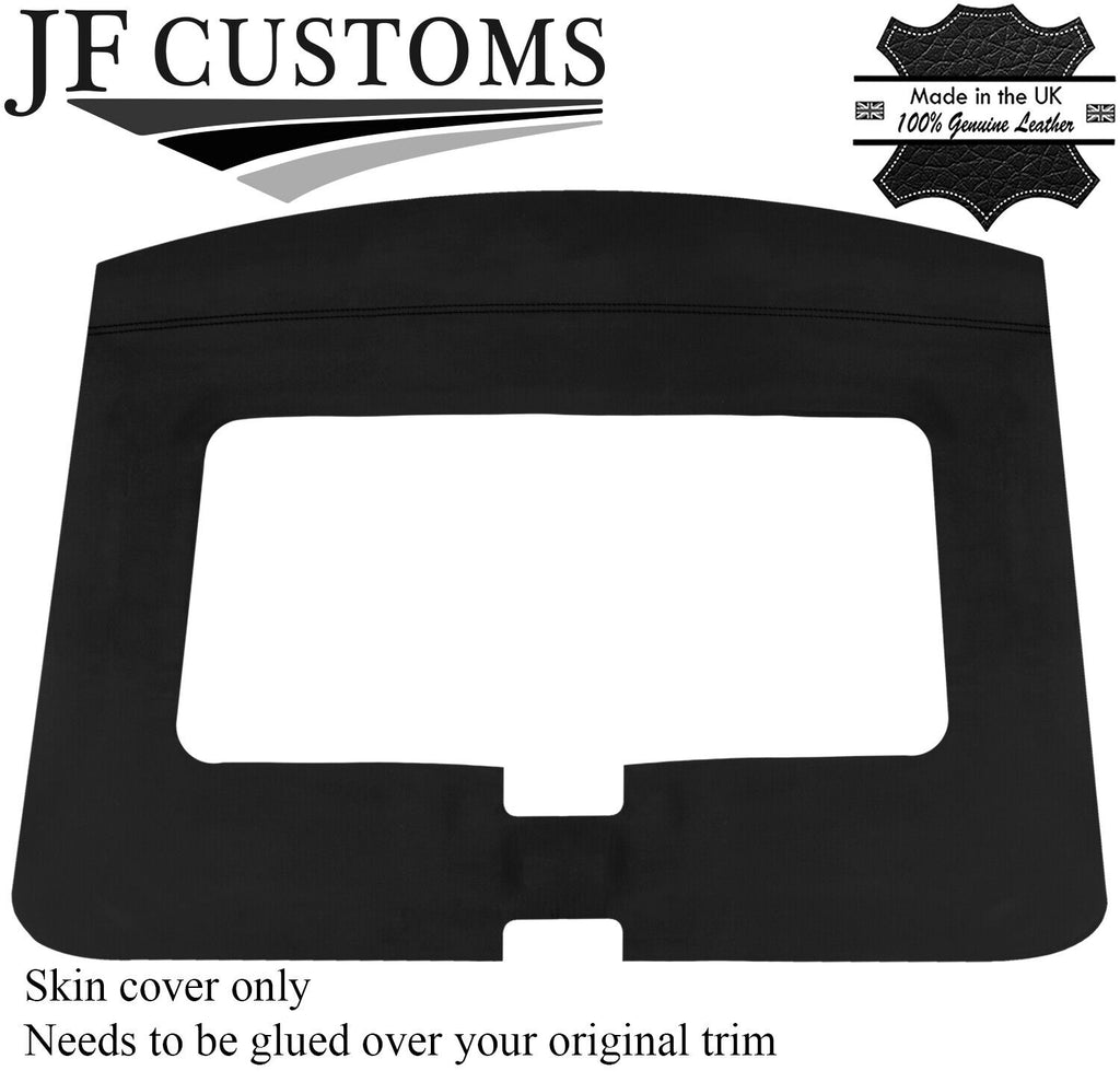 BLACK STITCH ROOF HEADLINING LUXE SUEDE COVER FOR TOYOTA MR2 MK1 84-90 JF1