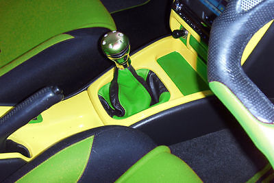 FITS SUBARU IMPREZA WRX STI 92-08 GEAR GAITER BLACK L GREEN CUSTOM NEW