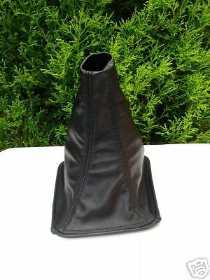 FITS TOYOTA STARLET LEATHER GAITER BLACK WITH BLACK STITCH CUSTOM NEW MADE IN UK
