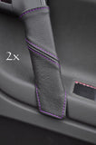 FITS VW POLO MK5 6N2 98-2001 2X DOOR HANDLE COVERS purple CUSTOM NEW MADE IN UK