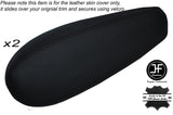 BLACK STICH 2X SEAT ARMREST SKIN COVERS FITS CHEVY SILVERADO TAHOE SIERRA 95-99