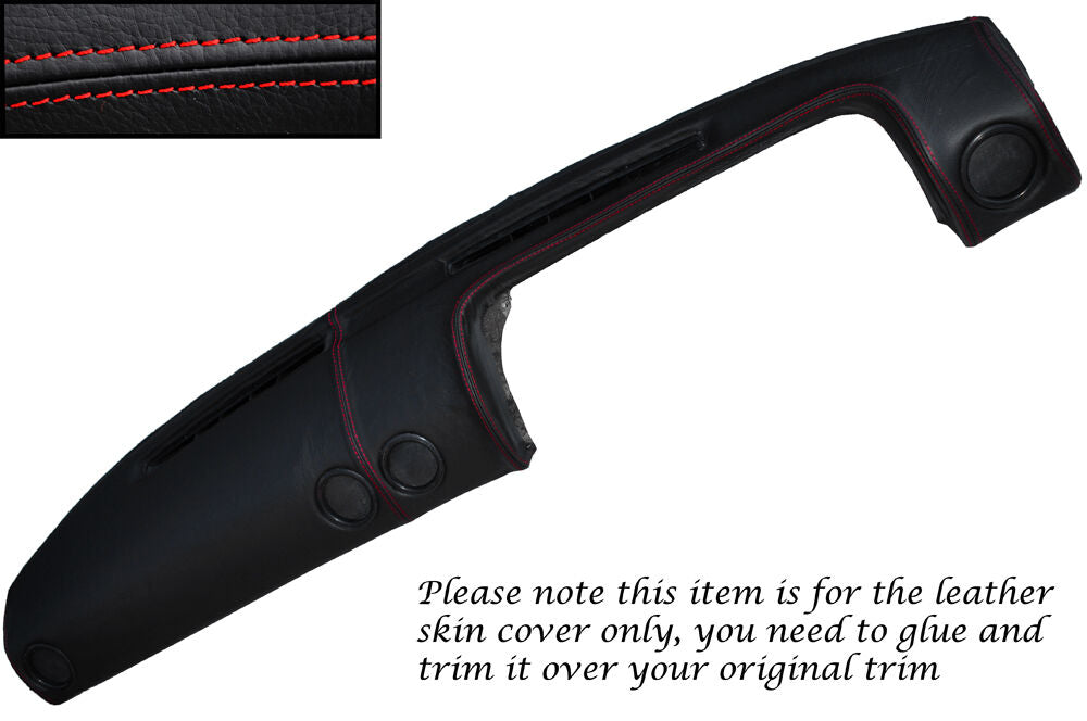 RED STITCH DASH DASHBOARD LEATHER COVER FITS VAUXHALL OPEL MANTA CUSTOM NEW