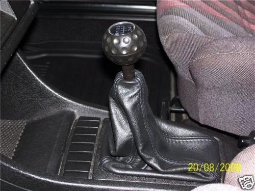 FITS VW GOLF 2 MK2 1983-91 BLACK GEAR GAITER LEATHER QUALITY CUSTOM NEW