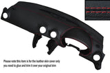 RED STITCH DASH DASHBOARD LEATHER SKIN COVER FITS AUDI A3 8P 03-12 MADE IN UK