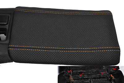 FITS HONDA S2000 2004-2009 ARMREST COVER IN PERFORATED LEATHER BEIGE STITCH