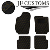 YELLOW DIAMOND STITCH VINYL 4XTAILORED FLOOR CARPET FOR FIAT STILO 01-07 JF1