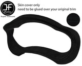 BLACK STITCH GAUGE SPEEDO SURROUND SUEDE COVER FOR TOYOTA CELICA 99-06 STYLE 2