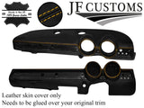 YELLOW STITCHING DASH DASHBOARD LEATHER COVER FITS ALFA ROMEO GT JUNIOR