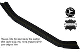 YELLOW STICH B PILLAR TRIM SKIN COVER FITS FORD ESCORT MK4 CABRIO CONVERTIBLE