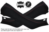 RED STITCHING 2X B PILLAR LEATHER COVERS FITS CORVETTE C6 Z06 2005-2014