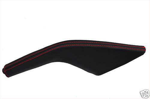 FITS PORSCHE BOXTER 996 986 HANDBRAKE GAITER RED STITCH CUSTOM NEW MADE IN UK