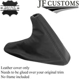 BLACK STITCHING FITS BMW 6 SERIES E63 E64 04-11 LEATHER HANDBRAKE GAITER