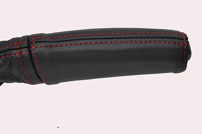 red stitching FITS FIAT BRAVA 95-01 HANDBRAKE HANDLE LEATHER COVER ONLY