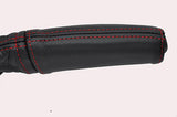 red stitching FITS FIAT BRAVA 95-01 HANDBRAKE HANDLE LEATHER COVER ONLY