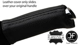BLACK STITCH LEATHER HANDBRAKE HANDLE COVER FOR VAUXHALL OPEL ASTRA K MK7 2016+
