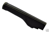 FITS VW GOLF MK5  YELLOW STITCH LEATHER HANDBRAKE GAITOR NEW CUSTOM NEW