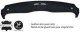 BLACK STITCH TOP DASHBOARD LEATHER COVER FOR BMW MINI R50 R53 01-06 STYLE 2