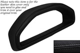 BLACK STITCH GAUGE HOOD SPEEDO LEATHER COVER FITS FORD FIESTA MK3 XR2 1989-1996