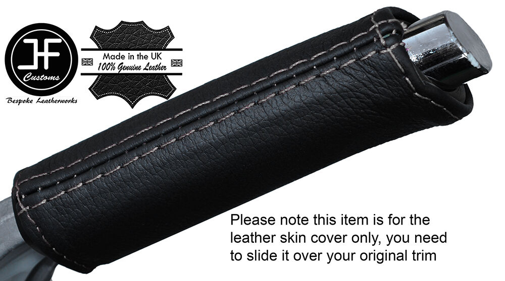 GREY STITCH HANDBRAKE HANDLE LEATHER COVER FITS VAUXHALL OPEL ZAFIRA C 12-16