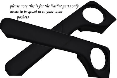 BLACK STITCH FITS VW GOLF 3 MK3 III JETTA 1991-1998 2X DOOR POCKETS COVERS
