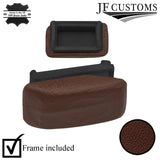 FOR VW GOLF MK2 JETTA 83-92 3X BROWN LEATHER DASHBOARD BLANK TRIMS + FRAMES
