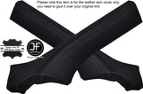 BEIGE STITCH 2X TOP REAR DOOR CAPPINGS LEATHER COVERS FITS BMW 6 SERIES E24