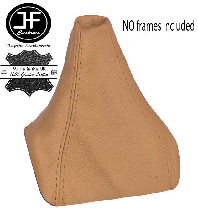 CREAM REAL LEATHER MANUAL GEAR GAITER SHIFT BOOT FITS BMW E90 E91 E92 E93 05-13