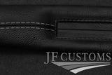 GREY STITCH LEATHER 2X CAR KEY HOLDER PROTECTOR FITS VOLVO S60 S80 00-07