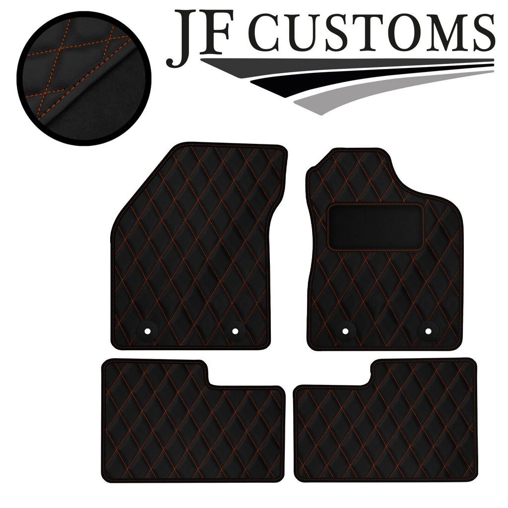 TAN DIAMOND VINYL 4X TAILORED FLOOR CARPET FOR ALFA ROMEO GIULIETTA 10-14 JF1