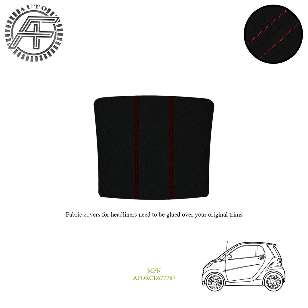 LUXE SUEDE HEADLINER COVER FOR SMART FORTWO II 3 DOOR HATCHBACK 2006-2014