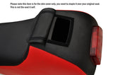 BLACK & RED CUSTOM FITS SKI DOO ZX MXZ 600 800 700 99-04 VINYL SEAT COVER