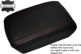 RED STITCHING LEATHER ARMREST SKIN COVER FITS NISSAN X-TRAIL T31 2008-2014