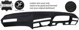 BLACK STITCH DASH DASHBOARD REAL LEATHER COVER FITS BMW E23 7 SERIES 1977-1986