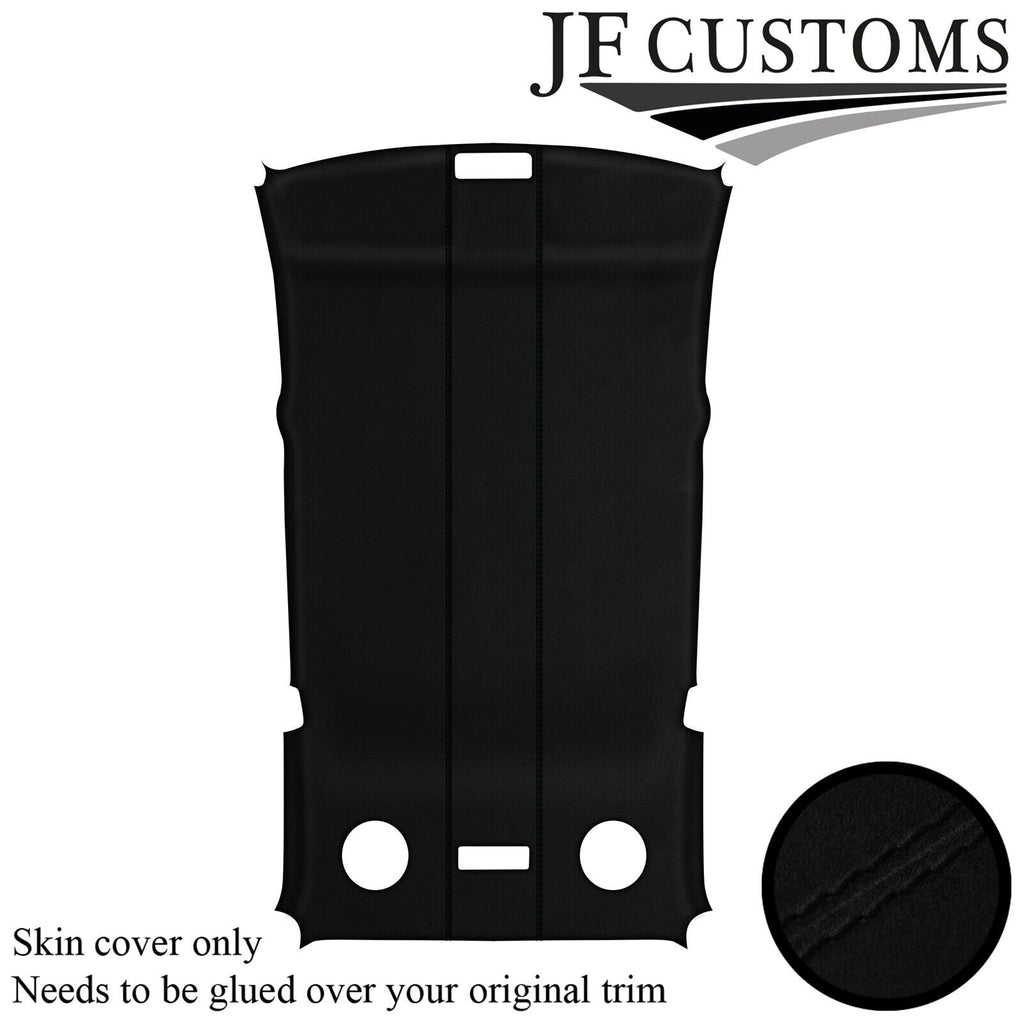 BLACK STITCH  SUEDE ROOF HEADLINER COVER FOR BMW 3 SERIES E36 90-99 TOURING