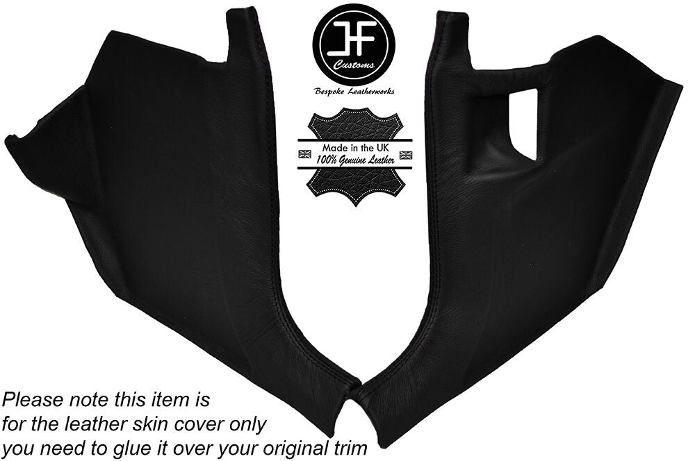 BLACK STITCHING 2X SIDE KICK PANEL TRIM SKIN COVERS FITS CAMARO FIREBIRD 82-92