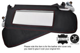 RED STICH 2X SUN VISORS LEATHER COVERS FITS AUDI COUPE QUATTRO S2 B3 B4 88-96