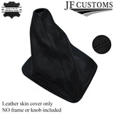 BLACK STITCHING FITS TOYOTA JZX100 CHASER 1996-2000 GEAR GAITER REAL LEATHER