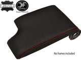 RED STITCH GENUINE LEATHER ARMREST COVER FITS BMW E46 3 SERIES 1998-2005
