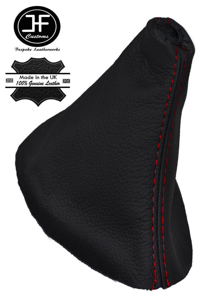 RED STITCH FITS CITROEN C5 MK2 2008-2015 GEAR STICK GAITER GENUINE LEATHER