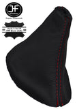 RED STITCH FITS CITROEN C5 MK2 2008-2015 GEAR STICK GAITER GENUINE LEATHER