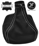 GREY STITCH GENUINE LEATHER MANUAL GEAR GAITER FITS MASERATI 4200 2002-2007