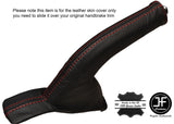 RED STITCH LEATHER HANDBRAKE GAITER FITS KIA CEE'D CEED 2013-2016 CUSTOM NEW