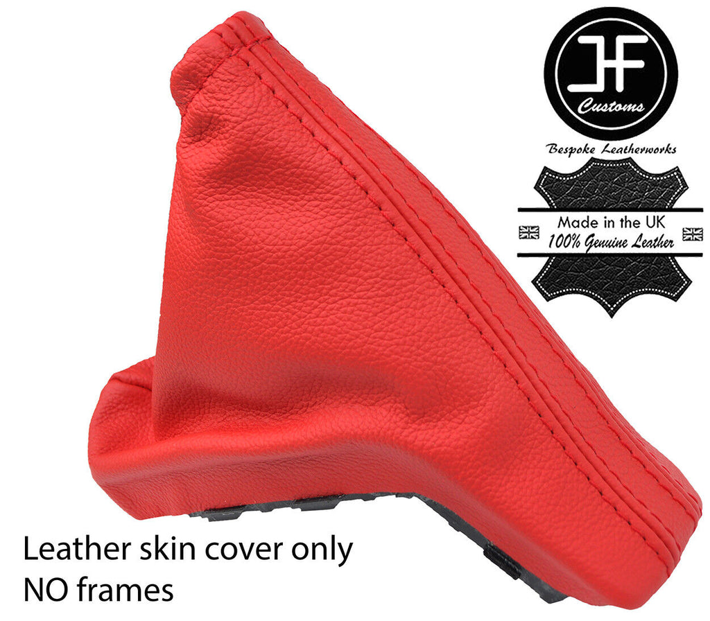RED TOP GRAIN LEATHER HANDBRAKE GAITER FOR VAUXHALL OPEL ASTRA MK5 H 2004-09
