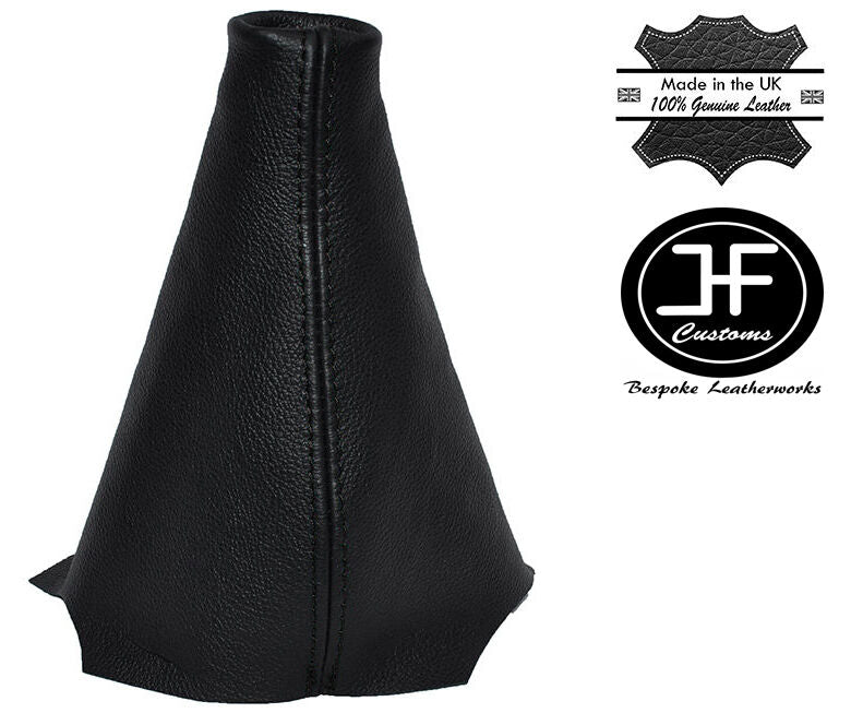 BLACK STITCH LEATHER GEAR GAITER SHIFT BOOT FITS CITROEN BERLINGO 2009-2012