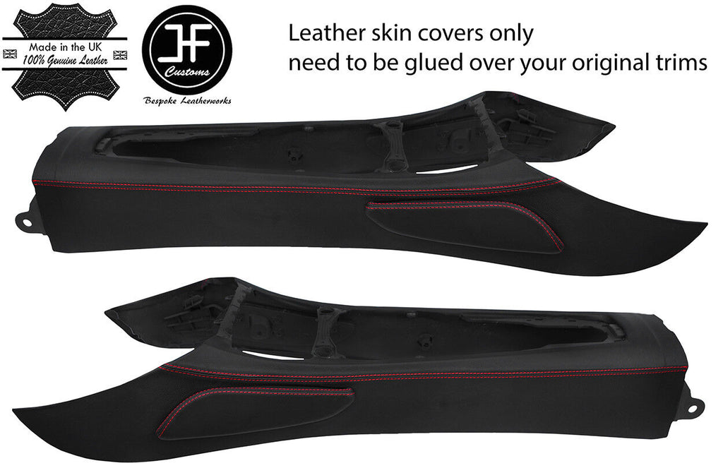 RED STITCH CENTRE CONSOLE TUNNEL LEATHER COVER FITS BMW Z4 E85 E86 03-09