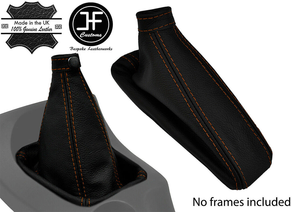 TAN STITCH TOP GRAIN LEATHER GAITER SET FOR ALFA ROMEO GTV SPIDER 916 PHASE 1