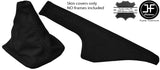 BLACK STITCH SUEDE FITS VW GOLF MK4 4 IV BORA 98-05 GEAR + HANDBRAKE GAITERS