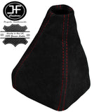 RED STITCHING REAL SUEDE MANUAL GEAR GAITER FITS SAAB 93 9-3 SS 2003-2011